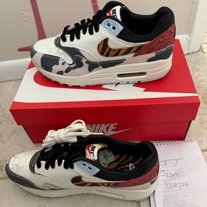 Nike Air Max 1 ‘87 (Sail/Black-Celestine Blue)